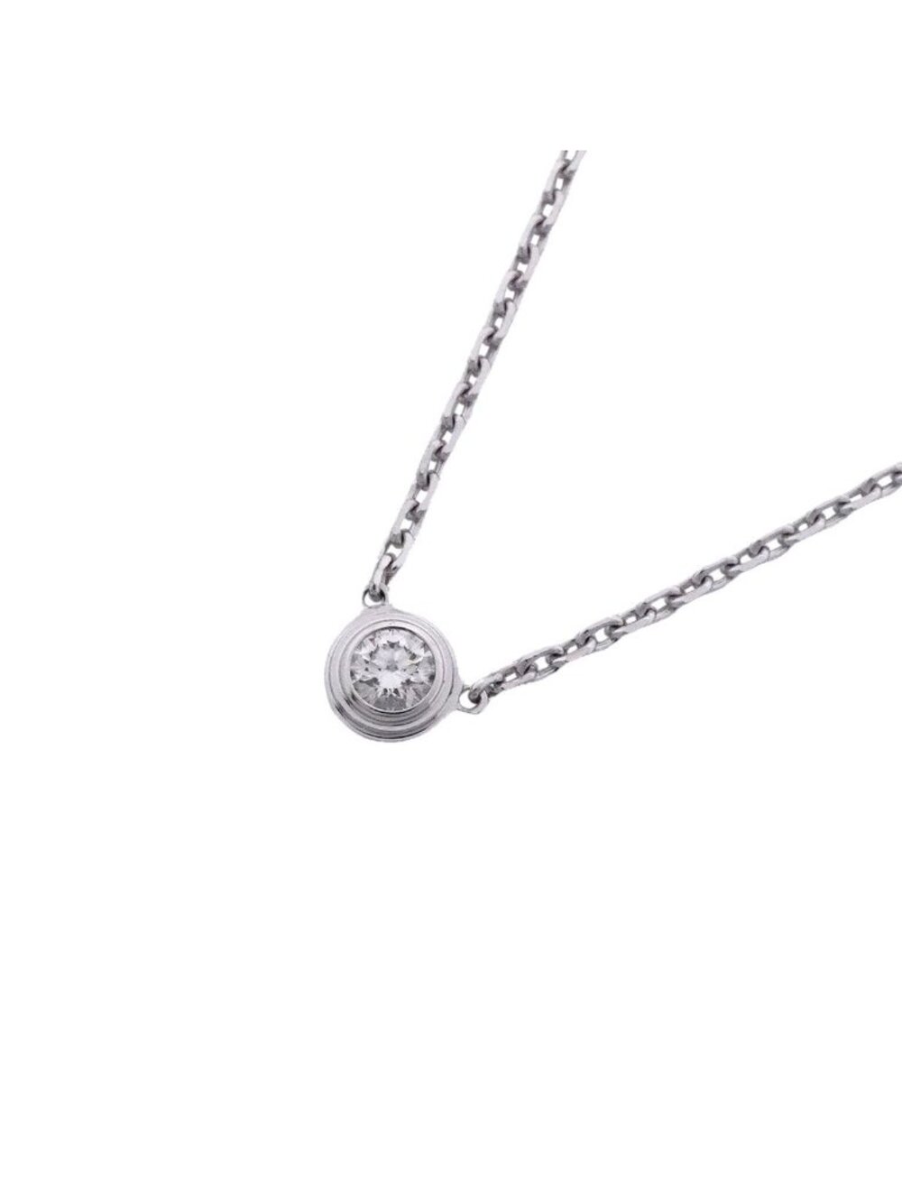 Cartier Necklace D'amour XS White Gold Diamond